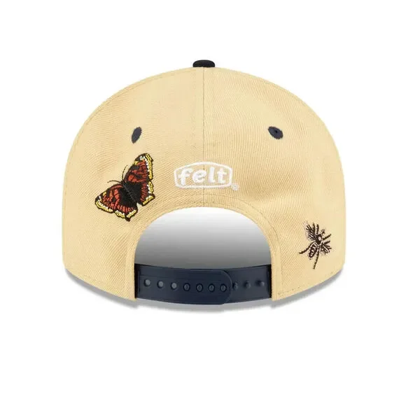 New Era X Felt 9FIFTY 60505617 Snapback Hat Men's Beige New York Yankees LW162 - Picture 5 of 6